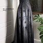 Grey Halter A-Line Beading 90s Vintage Long Prom Dress Evening Gown, DP4470