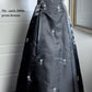 Black Strapless A-Line Beading 90s Vintage Long Prom Dress Evening Gown, DP4471