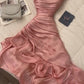 Beautiful Pink Sleeveless Ruffles Simple Party Dress Cocktail Dress, DP4475