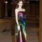 Colorful Strapless A-Line Unique Long Party Dress Birthday Outfits, DP4479