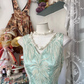 Tiffany Blue V Neck Mermaid Vintage Long Party Dress Formal Evening Gown, DP4548