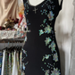 Vintage Black Beading Mermaid Long Party Dress Formal Evening Dress, DP4561