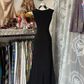 Vintage Black Beading Mermaid Long Party Dress Formal Evening Dress, DP4561