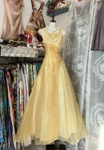 Elegant A-Line Embroidery Vintage Long Party Dress Formal Evening Dress, DP4581