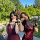 Burgundy V Neck Backless Mermaid Satin Long Prom Dress Formal Party Dress, DP4644