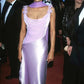 Lilac Straps Sheath Long Evening Party Dress Vintage Formal Dress, DP4664