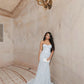 White Sequins Sweetheart Mermaid Sexy Shiny Long Evening Party Dress, DP4738