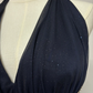 Dark Blue Halter Sheath Chiffon Long Party Dress Vintage Evening Dress, DP4759
