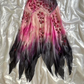 Stunning Ombre Straps Sheath Beading Long Party Dress Retro Evening Gown, DP4855