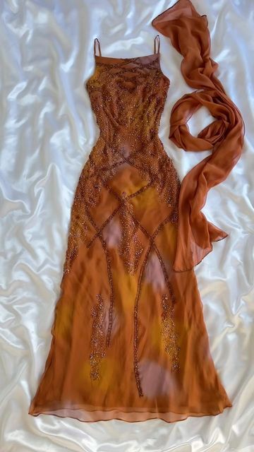 Gardient Spaghetti Straps Sheath Beading Long Prom Dress Vintage Evening Dress, DP4895