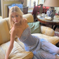 Gorgeous Blue Strapless A-Line Beading Chiffon Long Party Dress Evening Gown, DP4925