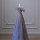 Elegant Strapless A-Line Tulle Long Formal Party Dress Evening Gowns, DP5294