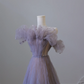Elegant Strapless A-Line Tulle Long Formal Party Dress Evening Gowns, DP5294
