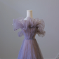 Elegant Strapless A-Line Tulle Long Formal Party Dress Evening Gowns, DP5294