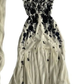 Robe de soirée longue en mousseline de soie, col en V, bretelles vintage, robe de bal, DP5303