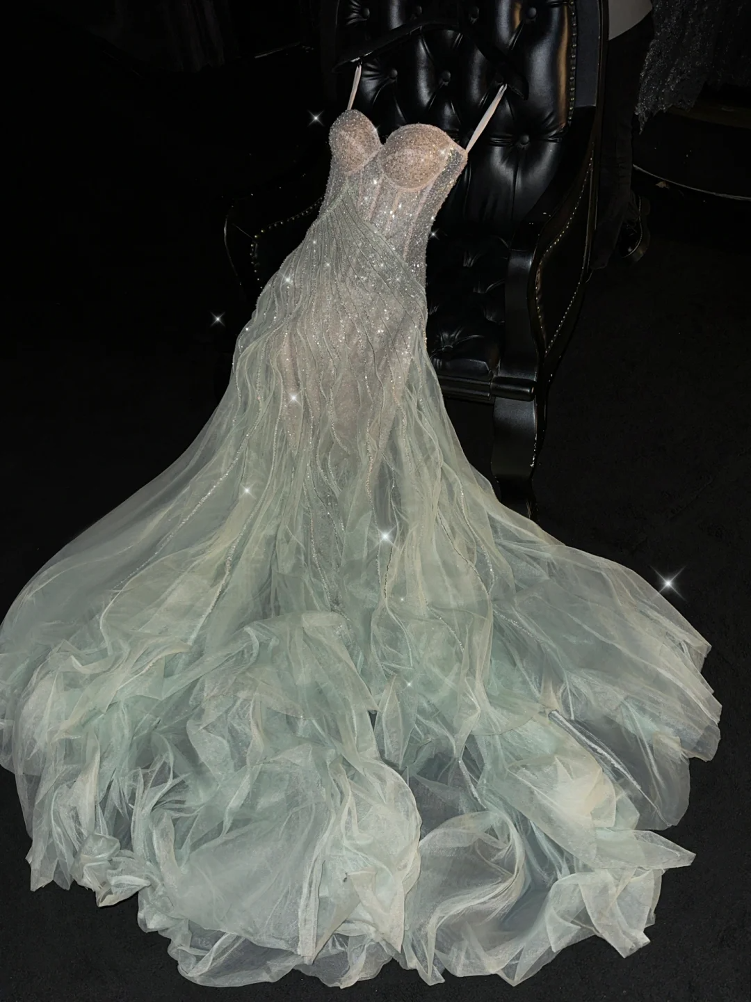 Fairytale Sweetheart A-Line Ruffles Long Evening Party Dress Birthday Outfits, DP5332