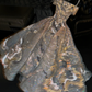 Gorgeous Off Shoulder A-Line Beaded Long Evening Party Dress Birthday Gown, DP5336
