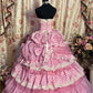 Pink Strapless A-Line Ruffles Layered Quinceanera Dress Lovely Birthday Ball Gown, DP5428