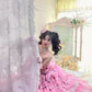 Pink Strapless A-Line Ruffles Layered Quinceanera Dress Lovely Birthday Ball Gown, DP5428