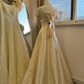 Fairytale Ivory Strapless A-Line Lace Beaded Prom Dresses Birthday Ball Gown, DP5467