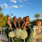 Elegant Green Halter Backless Sheath Long Party Dresses Bridesmaid Dresses, DP5480