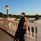 Black Halter Neck A-Line Long Evening Dresses Wedding Guest Dresses, DP5544