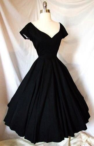 Elegant Balck Sleeveless A-Line Chiffon Midi Length Formal Party Dresses, DP5552