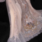 Gorgeous Sparkling Pink Beaded Sequin A-Line Romantic Chiffon Evening Dress Prom Dresses DP6166
