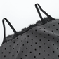 Vintage Gray Dot Pattern Spaghetti Strap Sheath Short Summer Dresses Party Dress Homecoming Dress DP6391