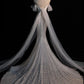 Elegant Off-Shoulder Glittering Tulle Wedding Dress Mermaid Bridal Gown DP7053