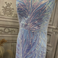 Elegant Sky Blue Iridescent Sequin Mermaid Prom Dress DP7968