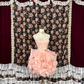 Pink Strapless Applique Beading 3D Flowers Short A-line Tulle Homecoming Dresses Party Dresses, DP5919