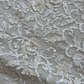 Gorgeous Strapless Sweetheart Lace Mermaid Wedding Dress Tiered Ruffled Tulle Bridal Gown DP8299