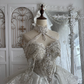 Fairycore White Halter Neck Corset Homecoming Dress Beaded Lace Short Tulle MIni Party Gown DP8300