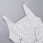 Vintage Dot Pattern Square-neck A-Line Short Summer Dresses Party Dress Homecoming Dress DP6390