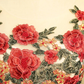 Vintage Red Floral Embroidery Design A-line Lace-up Satin Party Dress Homecoming Dress DP6070