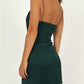 Vintage Dark Green V-neck Short Sheath Party Dress Cocktail Dress Homecoming Dress DP6474