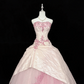 Elegant Pink Strapless Quinceanera Dress Lace Applique Tulle Sweet 16 Wedding Sweet 15 Quinceanera Ball Gown DP8250