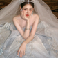 Wunderschönes, glänzendes, perlenbesetztes, paillettenbesetztes A-Linien-Brautkleid im Sweetheart-Design, Ballkleid, Ballkleid, Abendkleid, DP6255