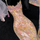 Gorgeous Sparkling Beaded Sequin Exquisite Embroidery Mermaid Design Evening Dress Prom Dresses Outfit DP6180