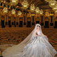 Wunderschönes, glänzendes, perlenbesetztes, paillettenbesetztes A-Linien-Brautkleid im Sweetheart-Design, Ballkleid, Ballkleid, Abendkleid, DP6255