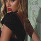 Vintage Shiny Beaded Mermaid Prom Dress One Shoulder Evening Dress Long Formal Dress, DP6597