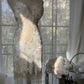 Vintage Beige Sequin Beading Appliques Spaghetti Strap A-line V-neck Party Dresses Homecoming Dresses, DP5791