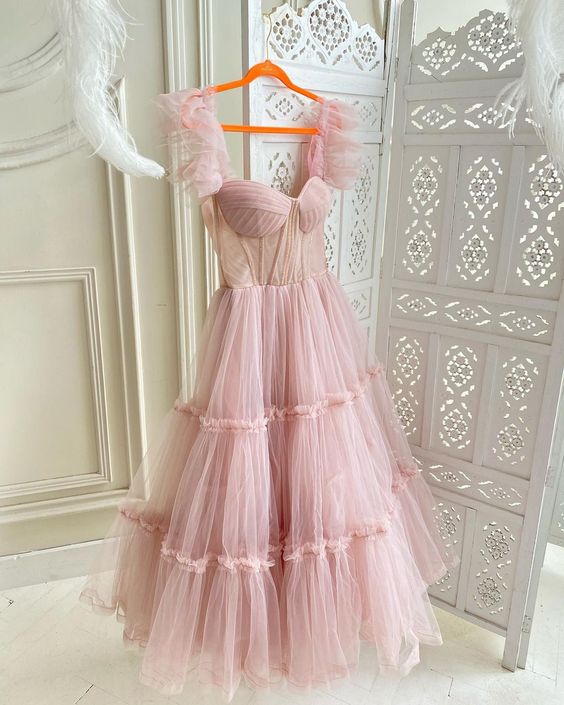 pink short dress,DS4332