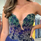 Sexy Sweetheart Side Slit Prom Dresses Evening Dresses With Long Train,DS2731