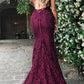 Lace Mermaid Long Prom Dresses ,DS4671