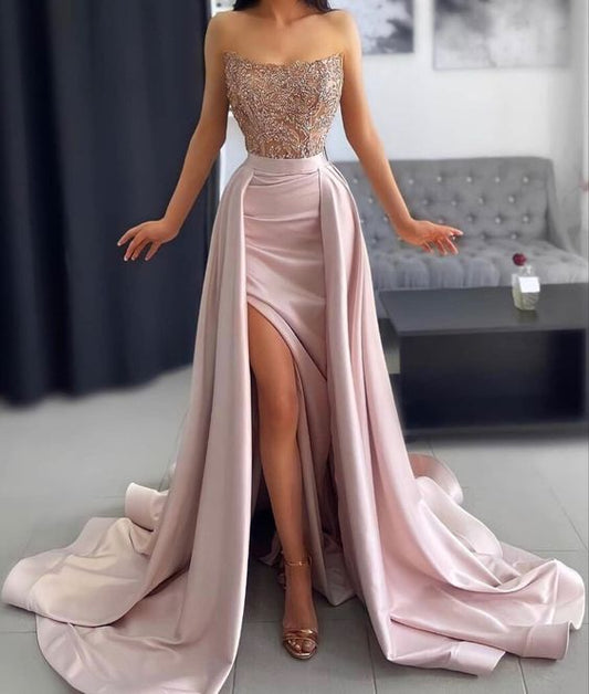 Modest Bridesmaid Dresses Sleeveless Mermaid Silk Satin Wedding Bridesmaid Gowns,DS4639