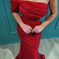 Prom dresses long red,DS3495