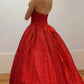 Red Sparkling Prom Dress Long 2022, Formal Ball Dress, Evening Dress, Dance Dresses, School Party Gown,DS4273