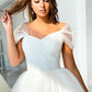 Ball Gown Off-the-shoulder Wedding Dress Tulle Bridal Dress,DS2672